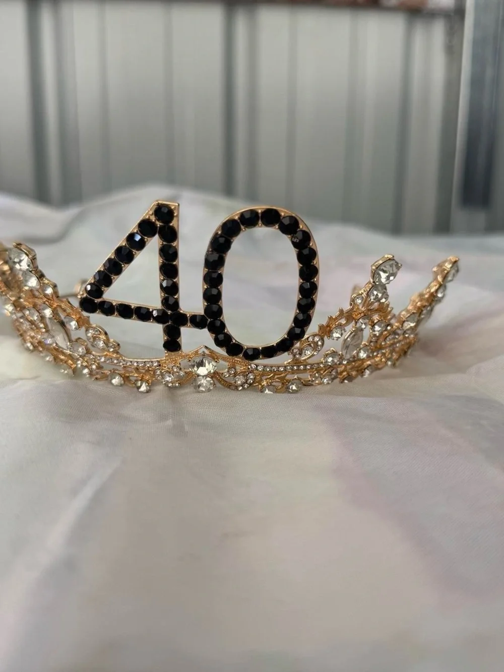 40th birthday Black and Gold set